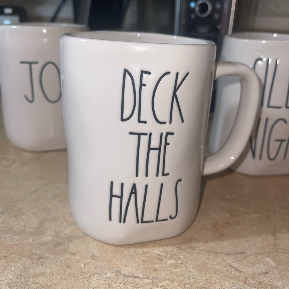 Rae Dunn Christmas mugs